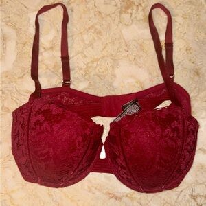 Elegant Lace Dark Red VS Bra